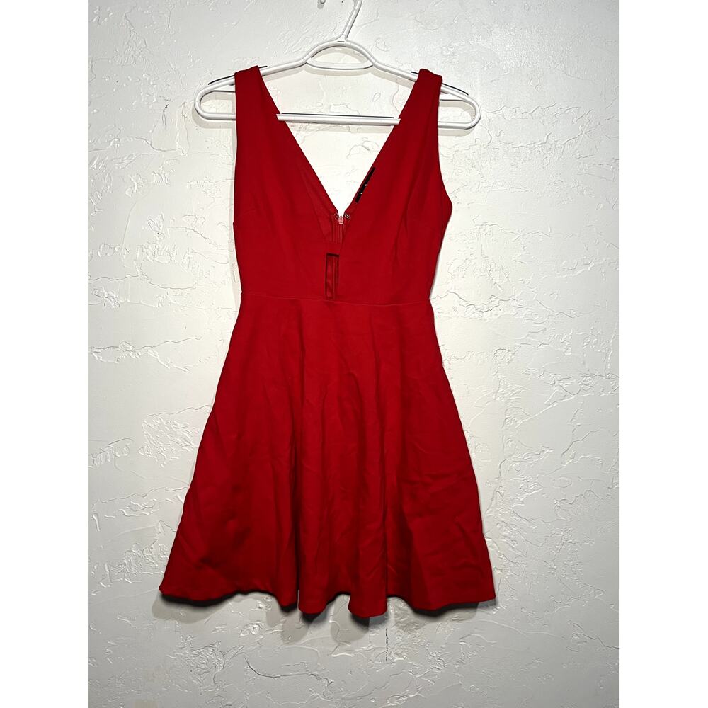 Lulu's Scarlet Sleeveless Mini Dress